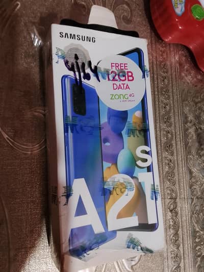 New Box sealed samsung A21s 4/64 charger.