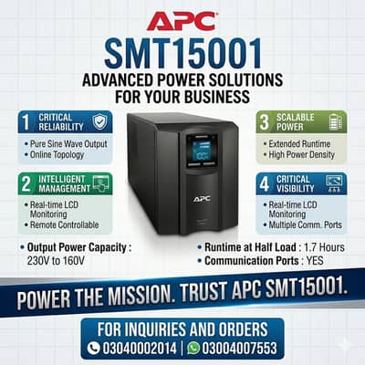 Apc SMT15001 ONLINE UPS