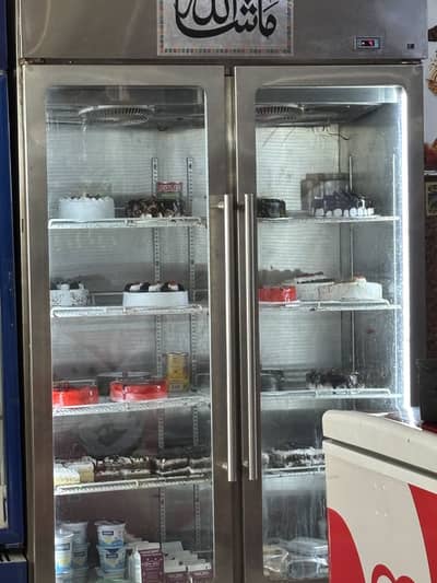 stainless steel freezer