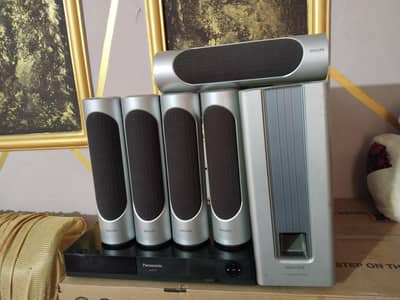 Panasonic home theater Sa-pt70 with Philip's woofer and speaker.