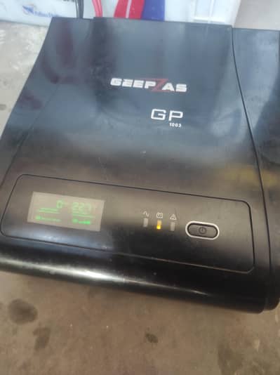 Geepzas ups 1000w working condition inverter single battery