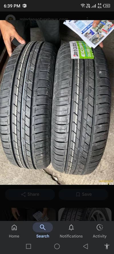 185.65. 15 set fresh tyre used tyre