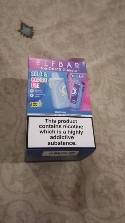 Elfbar JoinOne 15 Classic Kit – Blueberry (15,000 Puffs) Vape pod