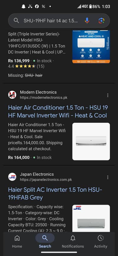 box pac hair T3 compressor 1.5 ton inverter for sale