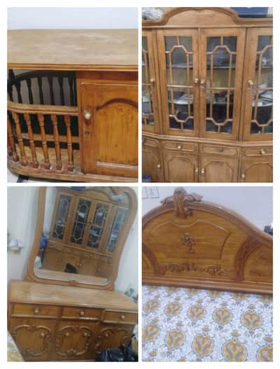 Completely bed set and full furniture