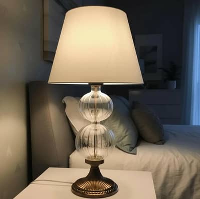 antique golden table lamp [PAIR]