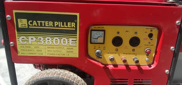 3000W Heavy Duty Petrol Generator - Catter Piller CP3800E - Self Start