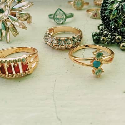 rings used once . .  , sets and single ,