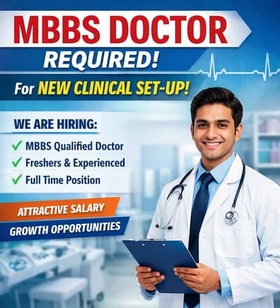 Mbbs Doctor required