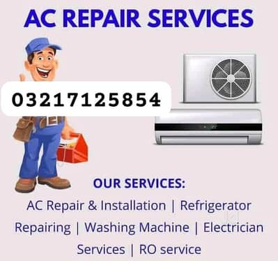 Ac , frigede , freezer , washshing machine repair 03217125854
