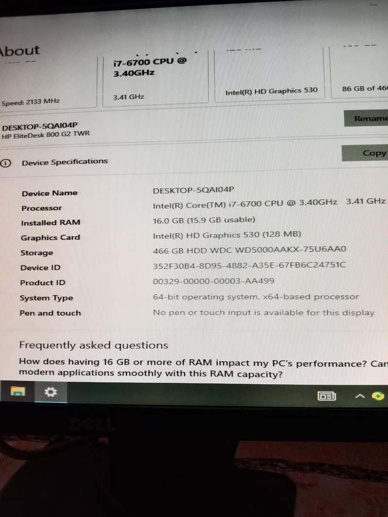 complete setup for computer i7 5