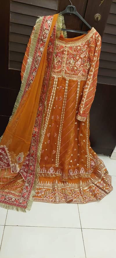 Formal wedding dress/ bridal dress/ Mehndi dress/ mayun dress