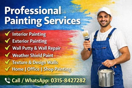 Paint Service available in Lahore