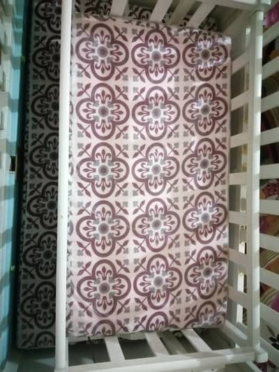 Classic White wood Babycot with swim