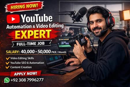 youtube automation and video editing expert