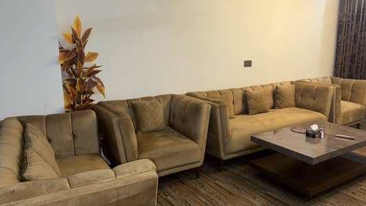 Brand New Sofa Set. 7 Seaters (2 Three seaters + 2 Single Chairs)