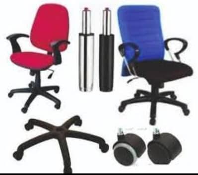 Office chair repairing service available all spare parts available