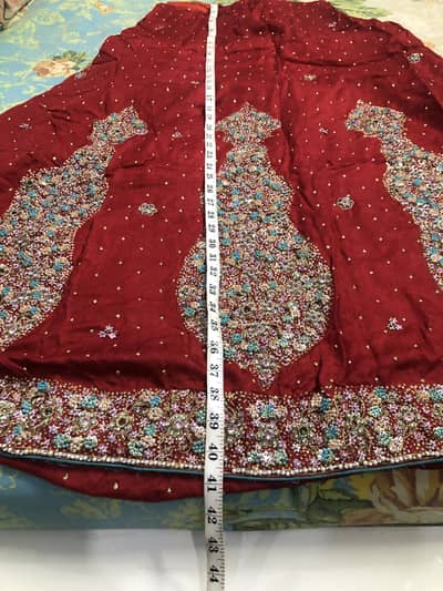 Bridal dress with bridal set