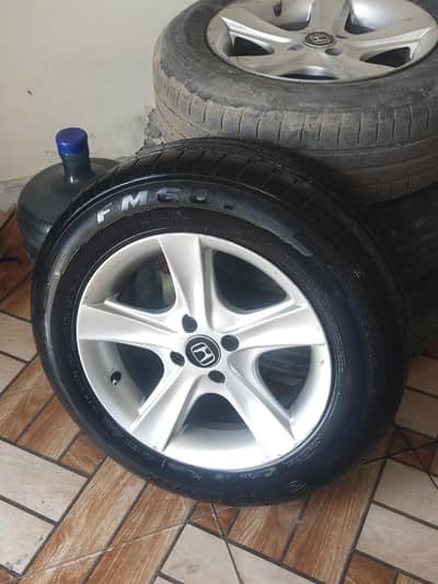 15 inches rims plus tyres