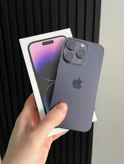 iphone 14 pro 256Gb PTA Approved Deep Purple 90% BH 11 12 13 15 16 17