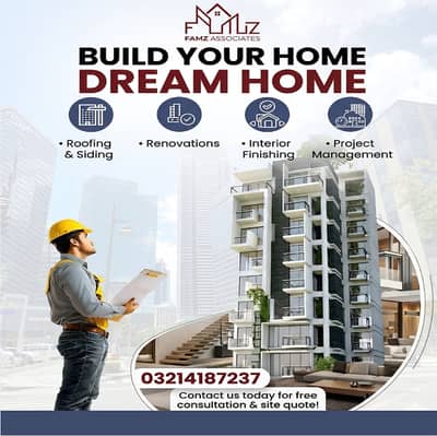 Grey Structure Construction | House & Commercial Building | Renovation