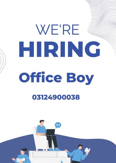 Officeboy Job/ Jobs in Lahore / Office Boy Required (Safai & Helper)