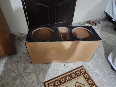 woofer box for sale (36hz tuned double ban pass)