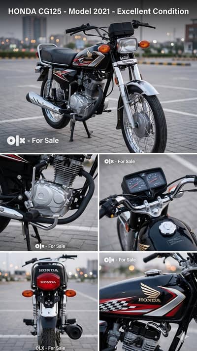 Honda CG 125 for Sale 2024 Model