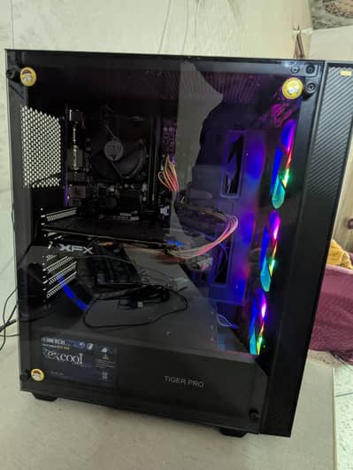 Gaming PC RX 580 8GB _ i5 4th Gen | SSD | RGB Case | smooth gameplay