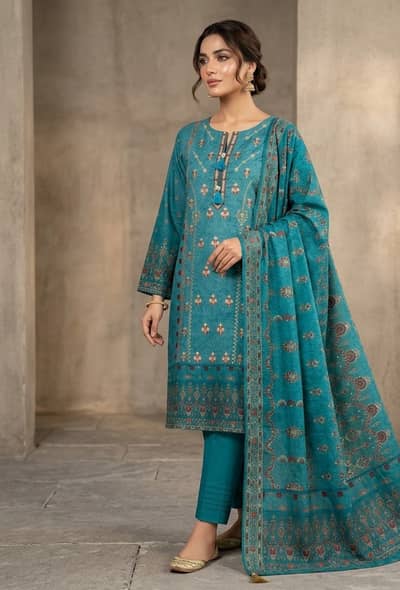 3 PIECE STITCHED SUIT | FARIDIZ COLLECTIONS