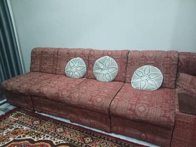 6 seater sofa  | L shaped