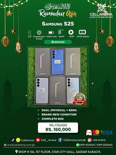 Samsung Galaxy S25 Approved - CELLARENA