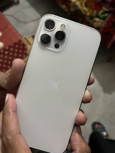 Iphone 12 pro max white lush condition for sale
