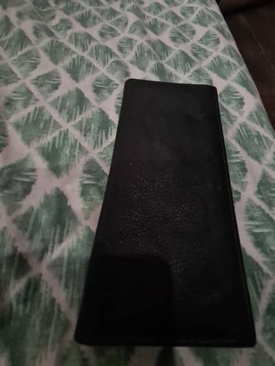 Black leather wallet suoerb quality slim