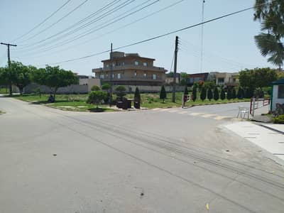 On 150'Wide Road Corner semi commercial plot in Valencia Town
