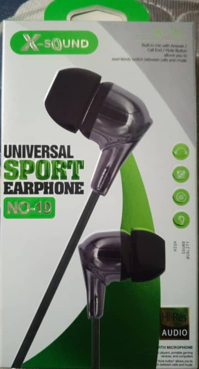 universal sport earphone
