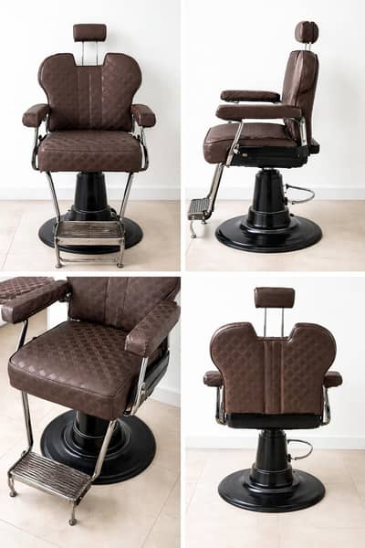 “Barber Chair for Sale – Salon Chair Hydraulic (Good Condition)”
