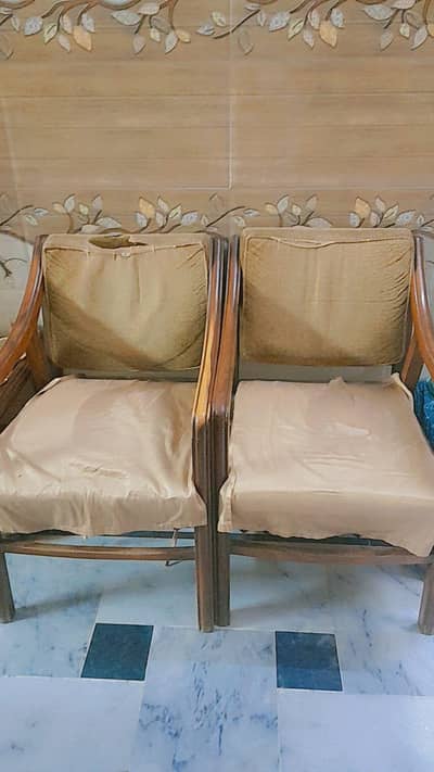 4 Wooden chairs for  sale
