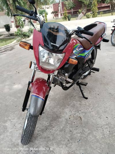 Honda 100 model 2024-25 location 18 Hazari district jhang