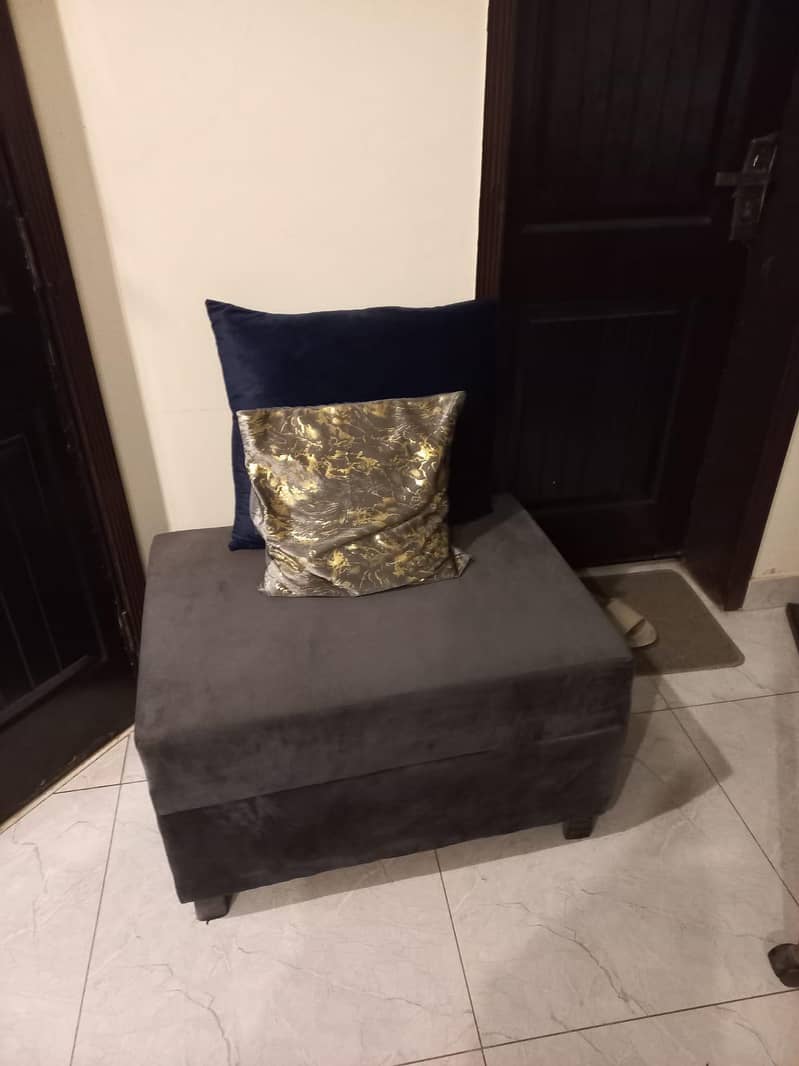 L shape sofa set ( 3+2+1+1) 1