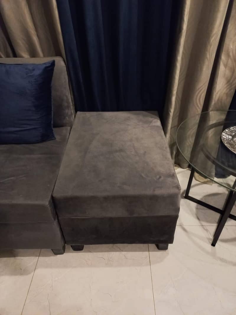 L shape sofa set ( 3+2+1+1) 2