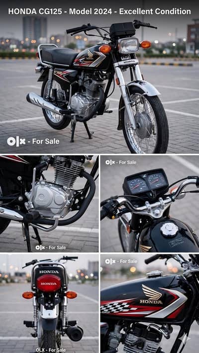 Honda CG 125 for Sale 2024 Model