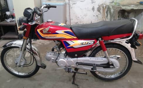 Honda cd70 punjab nmbr jeniun bike