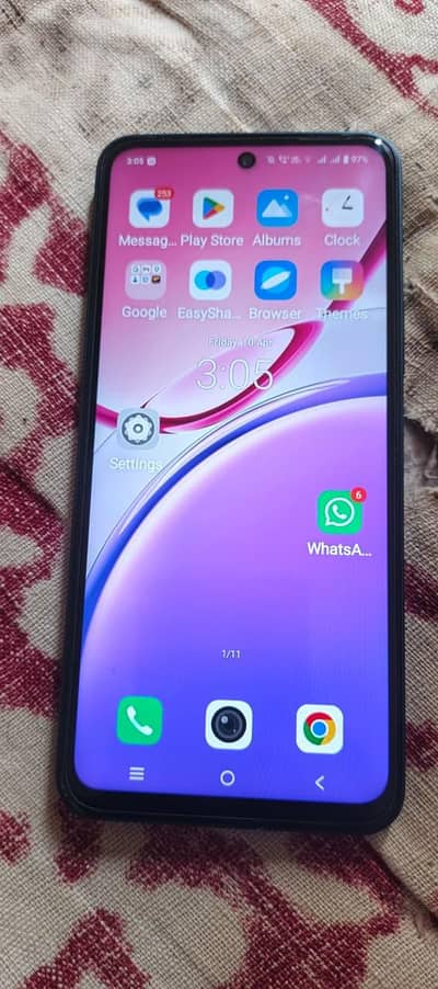 vivo y21D 6 128 fo sale arjunt daba pass nhi hay charger original hay