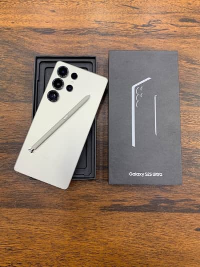 Samsung Mobile S25 Ultra with box 12gb 512  pta approved urgent sale