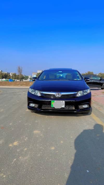 Honda Civic 2015 Full Option  , sunroof , Automatic,  1800cc powerful