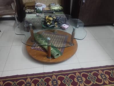 Center glass table