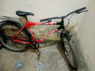 Red Sport Bike – Hybrid Cycle, Good Condition -- Zoom Company