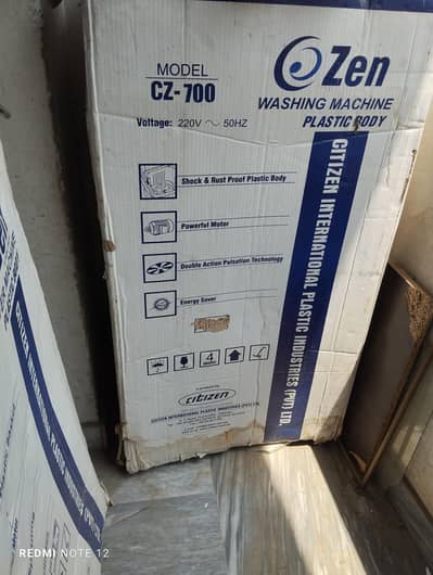 washing machine box pack condition 10/10