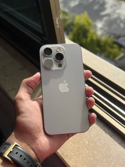 Iphone 15 pro | PTA approved | 256Gb | complete box | natural